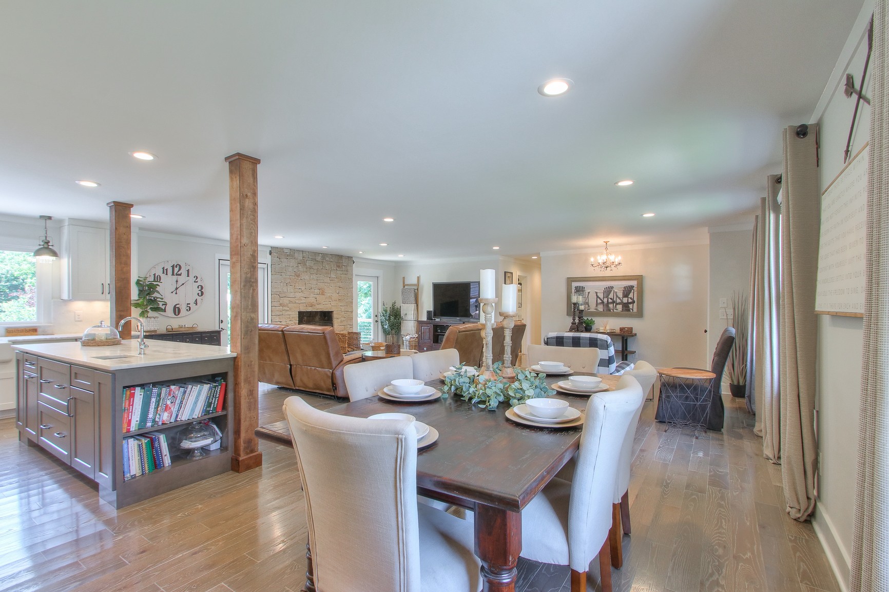 183 Lancaster Drive Franklin, TN 37064 - Photo 14 of 50 a view of a dining room with furniture window and wooden floor