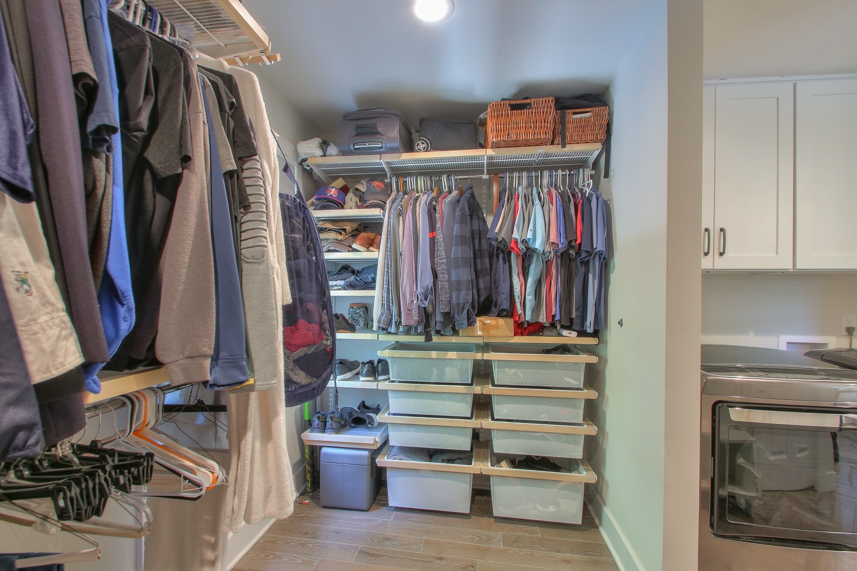 183 Lancaster Drive Franklin, TN 37064 - Photo 20 of 50 a view of walk in closet with clothes and shoes