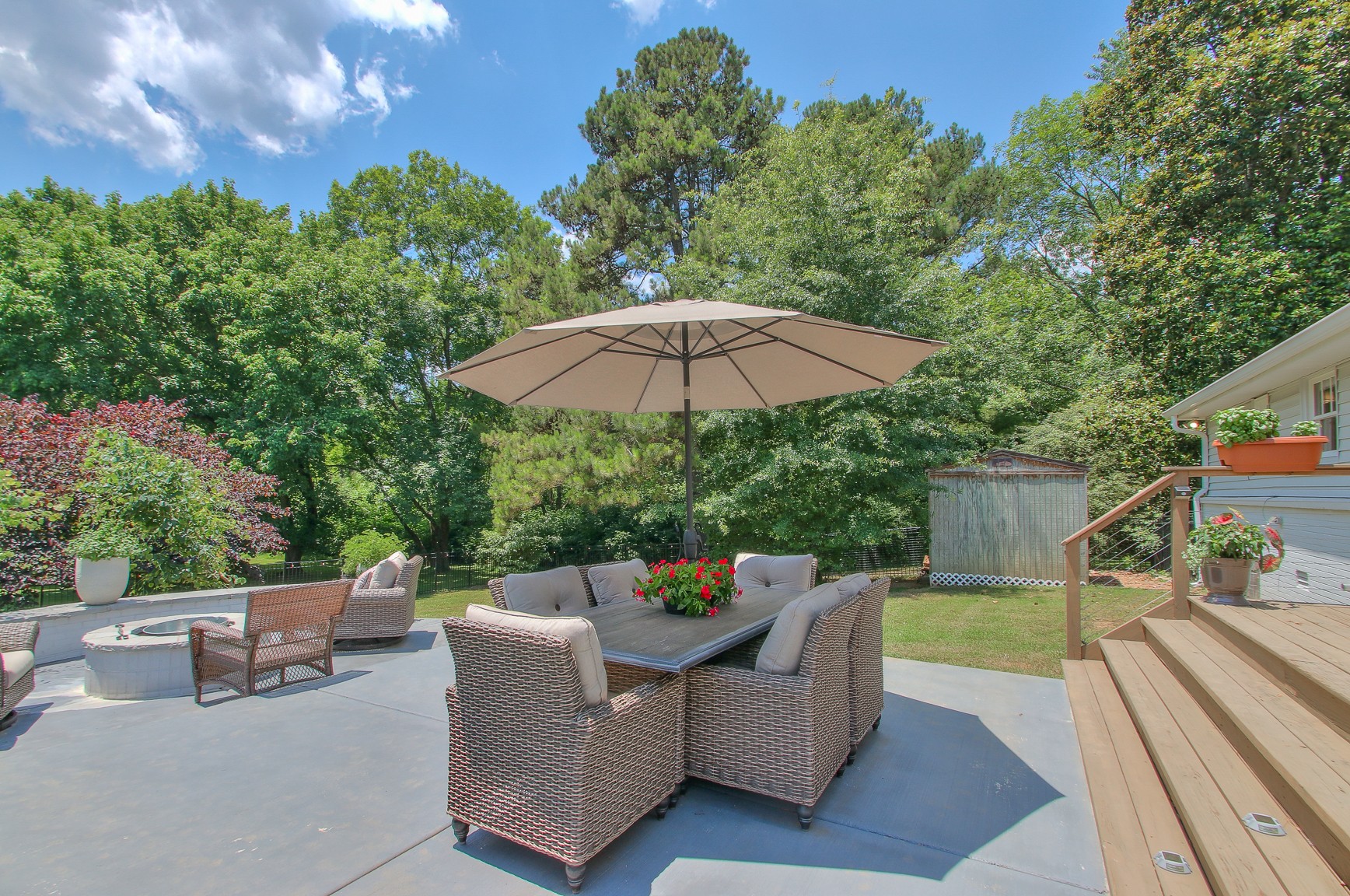 183 Lancaster Drive Franklin, TN 37064 - Photo 39 of 50 a view of a roof deck with furniture