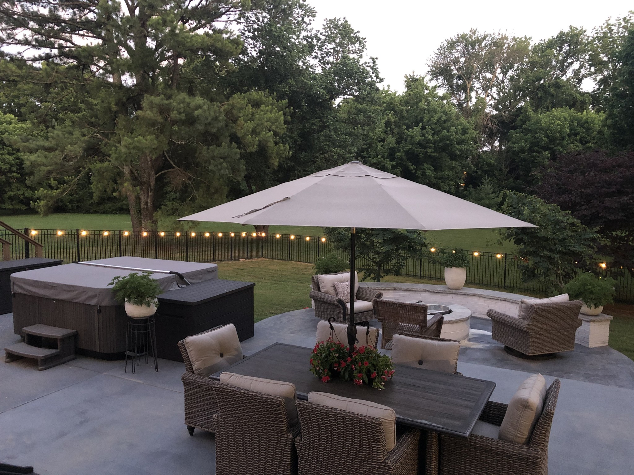 183 Lancaster Drive Franklin, TN 37064 - Photo 50 of 50 an outdoor space with patio lots of furniture and umbrella