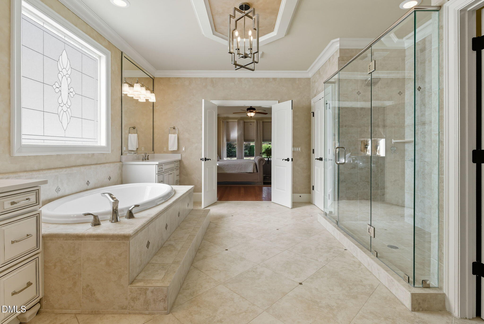 2603 Peachleaf Street Raleigh, NC 27614 - Photo 48 of 90 a spacious bathroom with a tub shower and windows