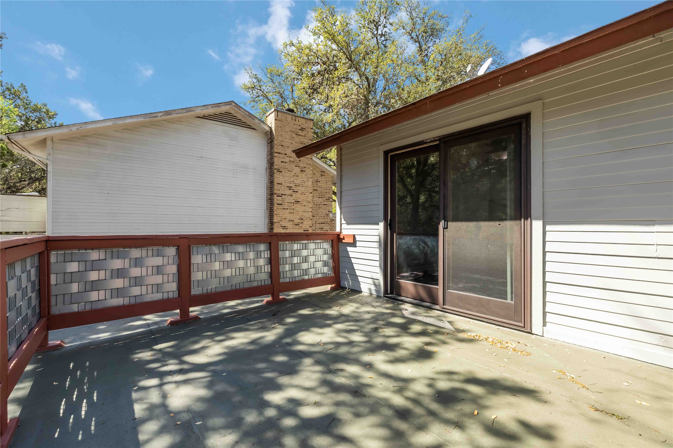 1703 Waterloo Trail, Unit B Austin, TX 78704 - Photo 25 of 36 View of wooden deck