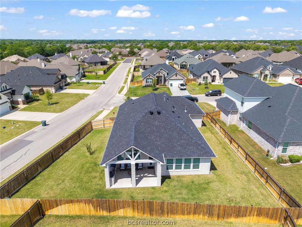 3500 Abingdon Cove Bryan, TX 77808 - Photo 21 of 23 an aerial view of a house with a swimming pool