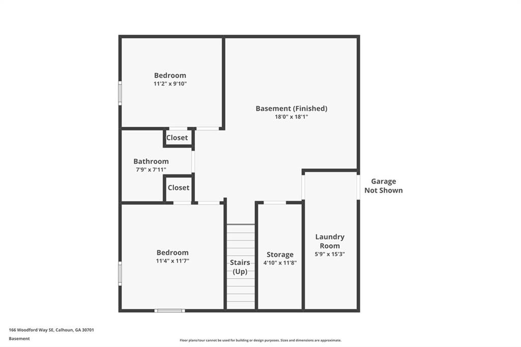 166 Woodford Way Southeast Calhoun, GA 30701 - Photo 35 of 44 a picture of a floor plan