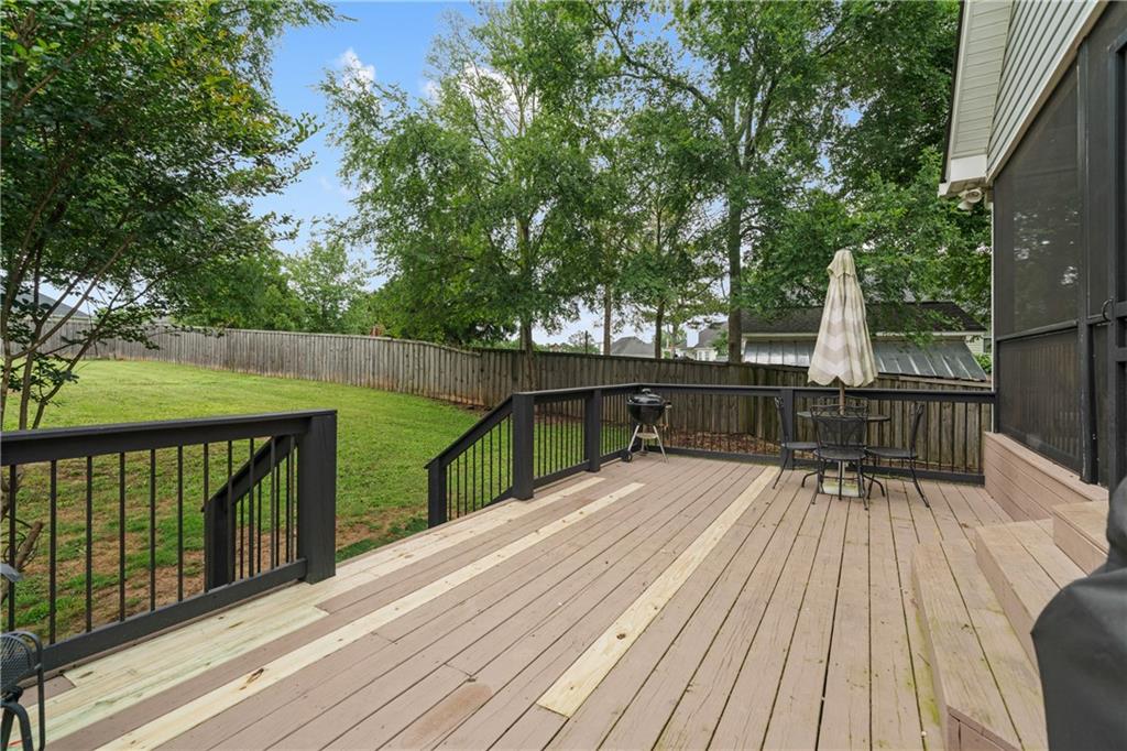 166 Woodford Way Southeast Calhoun, GA 30701 - Photo 38 of 44 a view of deck with a lake view