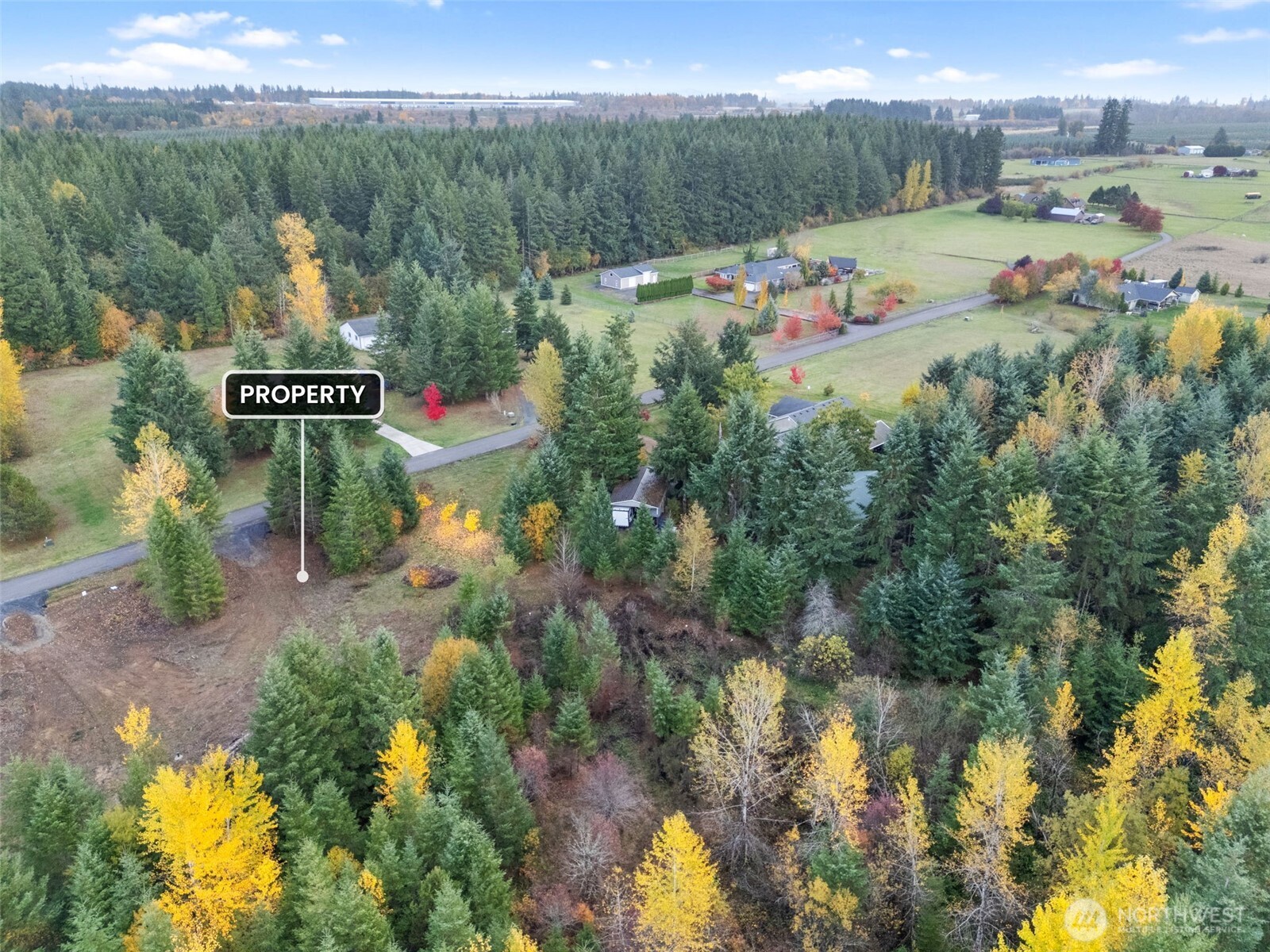 112 Timberline Lane Winlock, WA 98596 - Photo 10 of 11 a view of a town with mountains in the background