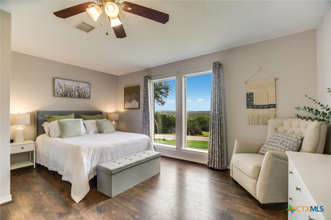 60 Crazy Cross Road Wimberley, TX 78676 - Photo 10 of 20 Great views from this guest bedroom.