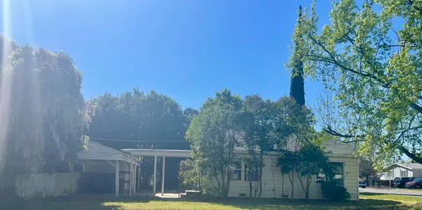 a view of a city with tall buildings