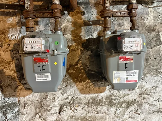 a front view of a house with windows