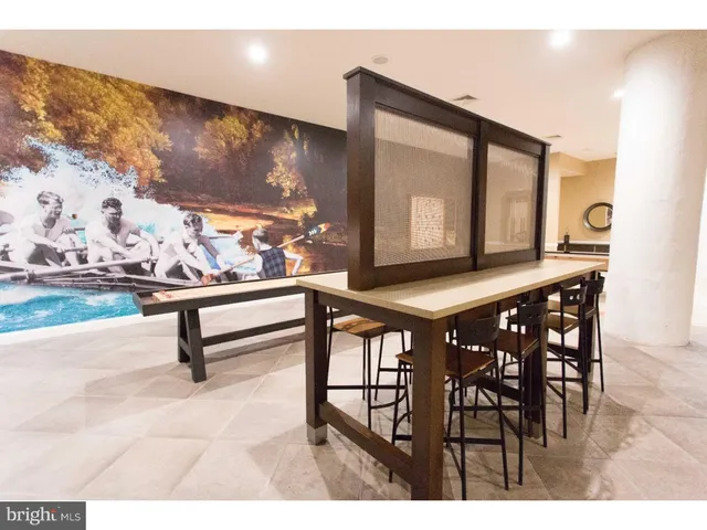 a view of dining room and furniture