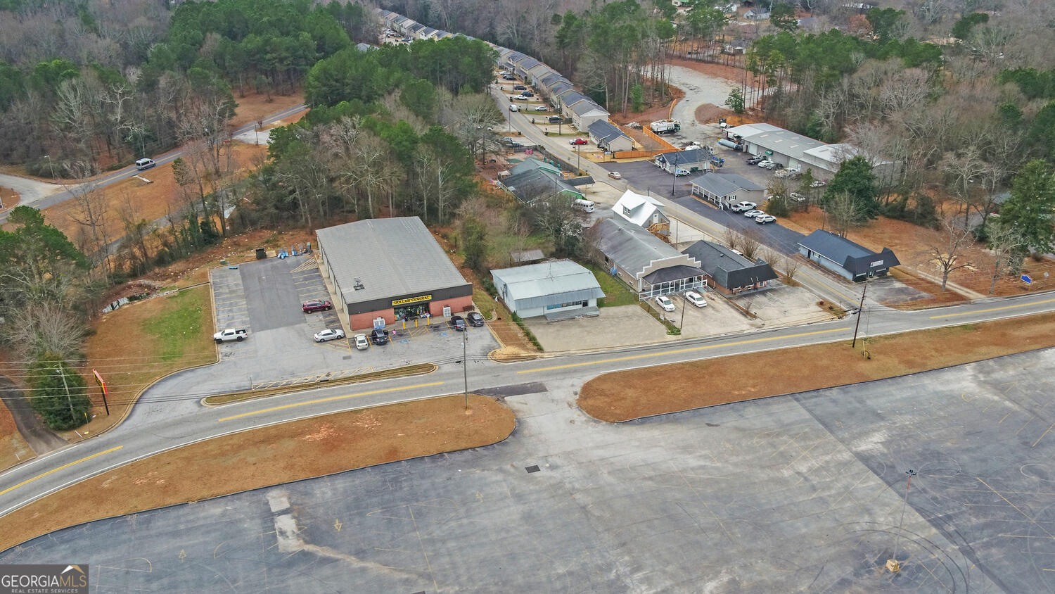 790 Collins Road Toccoa, GA 30577 - Photo 26 of 36 an aerial view of residential houses with outdoor space