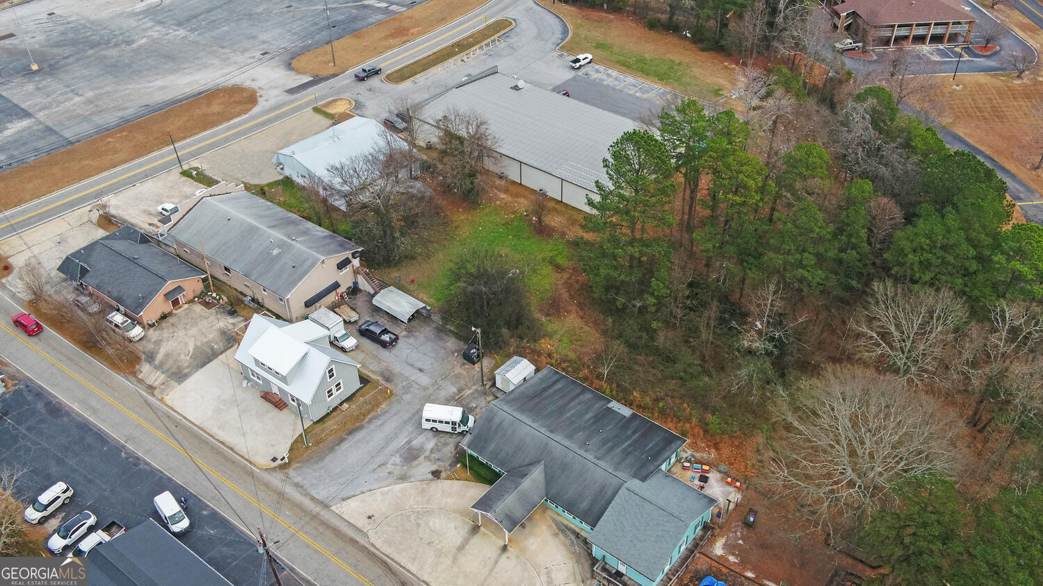 790 Collins Road Toccoa, GA 30577 - Photo 31 of 36 an aerial view of residential house with outdoor space