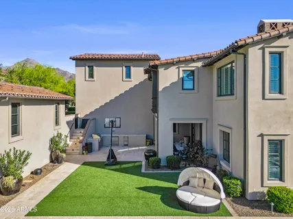 a bedroom with a bed and a cabinets