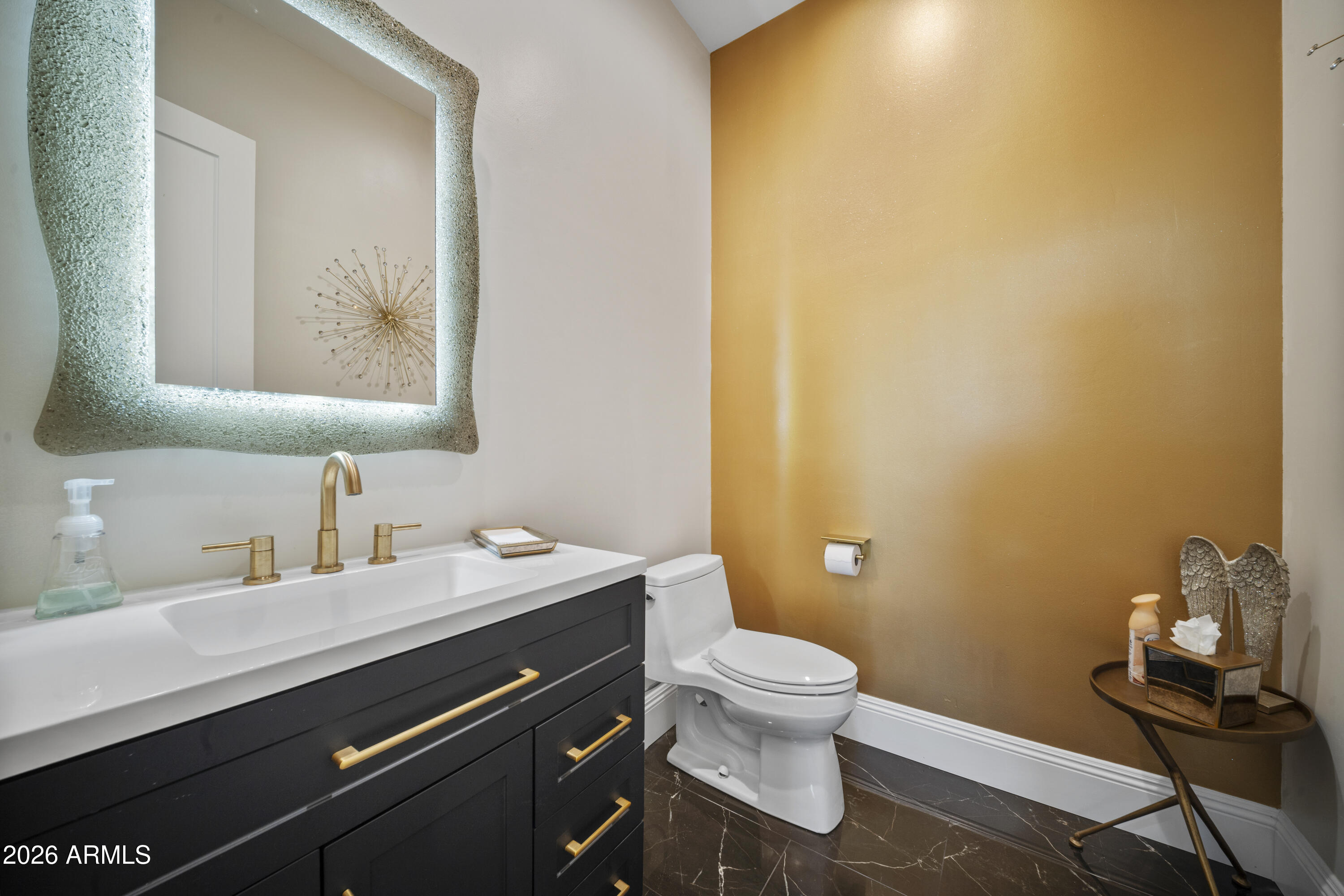 10191 East Diamond Rim Drive, Unit 2122 Scottsdale, AZ 85255 - Photo 27 of 66 Beautiful Guest Powder bathroom