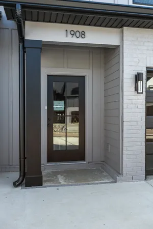 a view of entrance door of the house