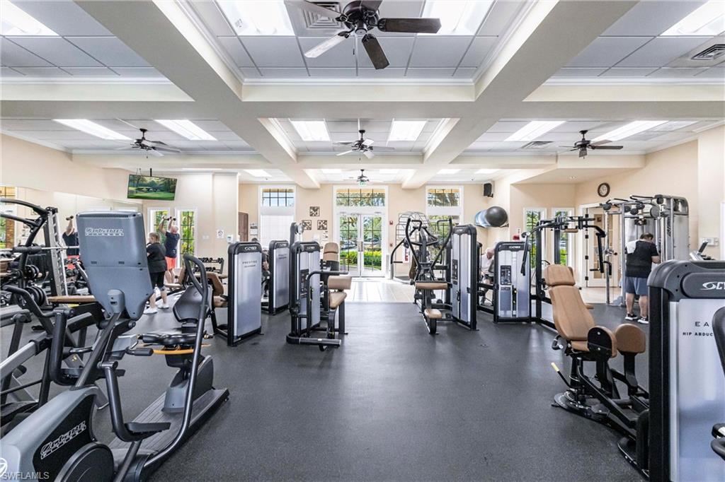3071 Meandering Way, Unit 101 Fort Myers, FL 33905 - Photo 48 of 49 a view of a room with gym equipment