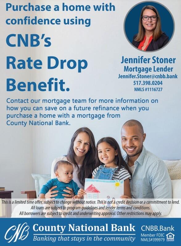 13460 Erie Road Albion, MI 49224 - Photo 2 of 48 CNB Rate Drop Benefit Program