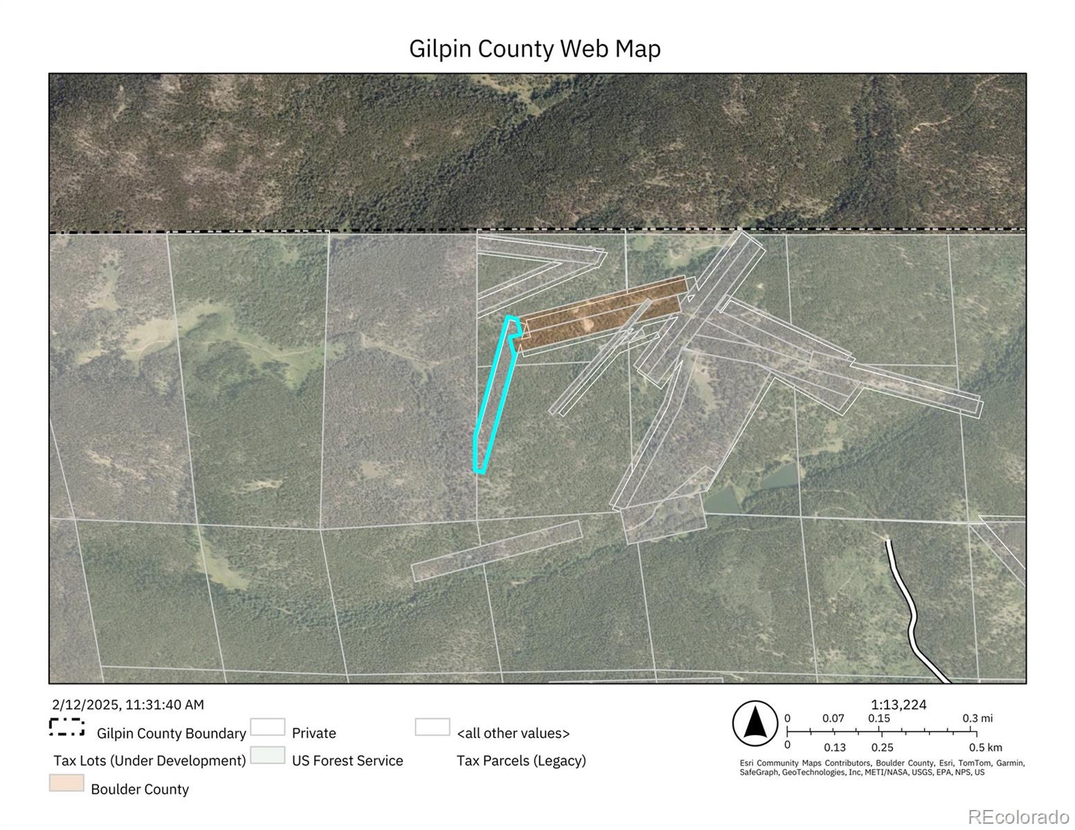 105.1 Forest Service Camp Road Rollinsville, CO 80474 - Photo 13 of 24 a black and white photo of a lake