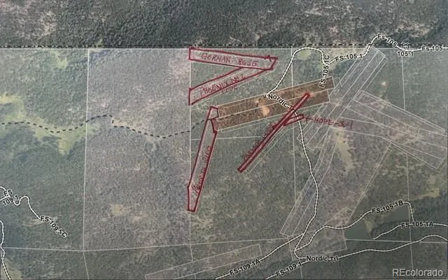 an aerial view of a play ground