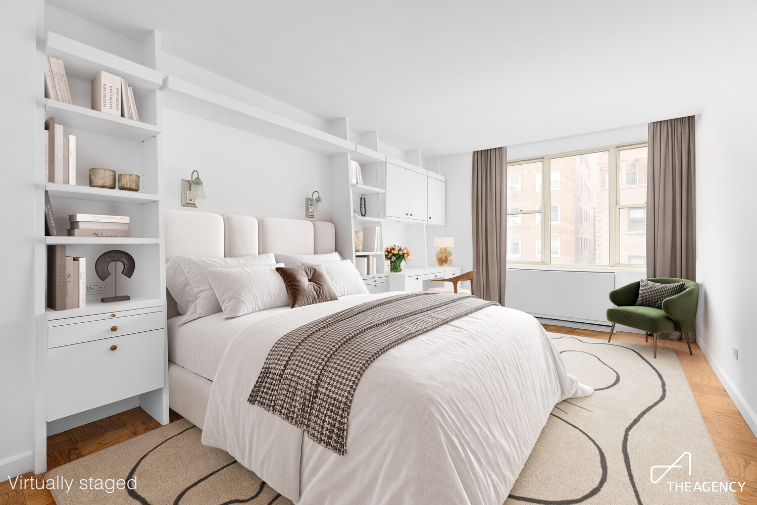 137 East 36th Street, Unit 3F Manhattan, NY 10016 - Photo 6 of 11 a bedroom with a bed and a window