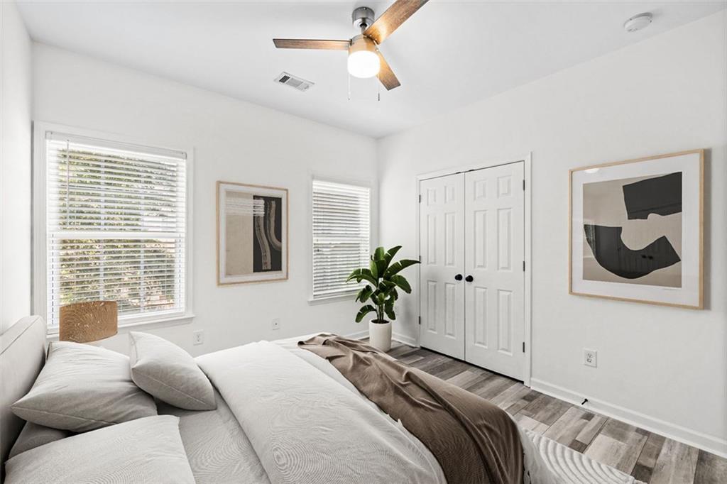 4228 Laurel Creek Court Southeast, Unit 6 Smyrna, GA 30080 - Photo 37 of 59 a bedroom with a bed and a window