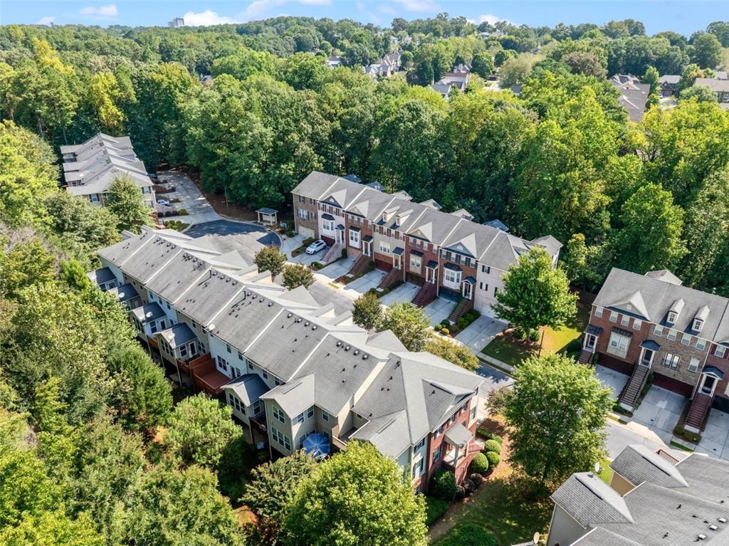 4228 Laurel Creek Court Southeast, Unit 6 Smyrna, GA 30080 - Photo 59 of 59 an aerial view of a house with a yard
