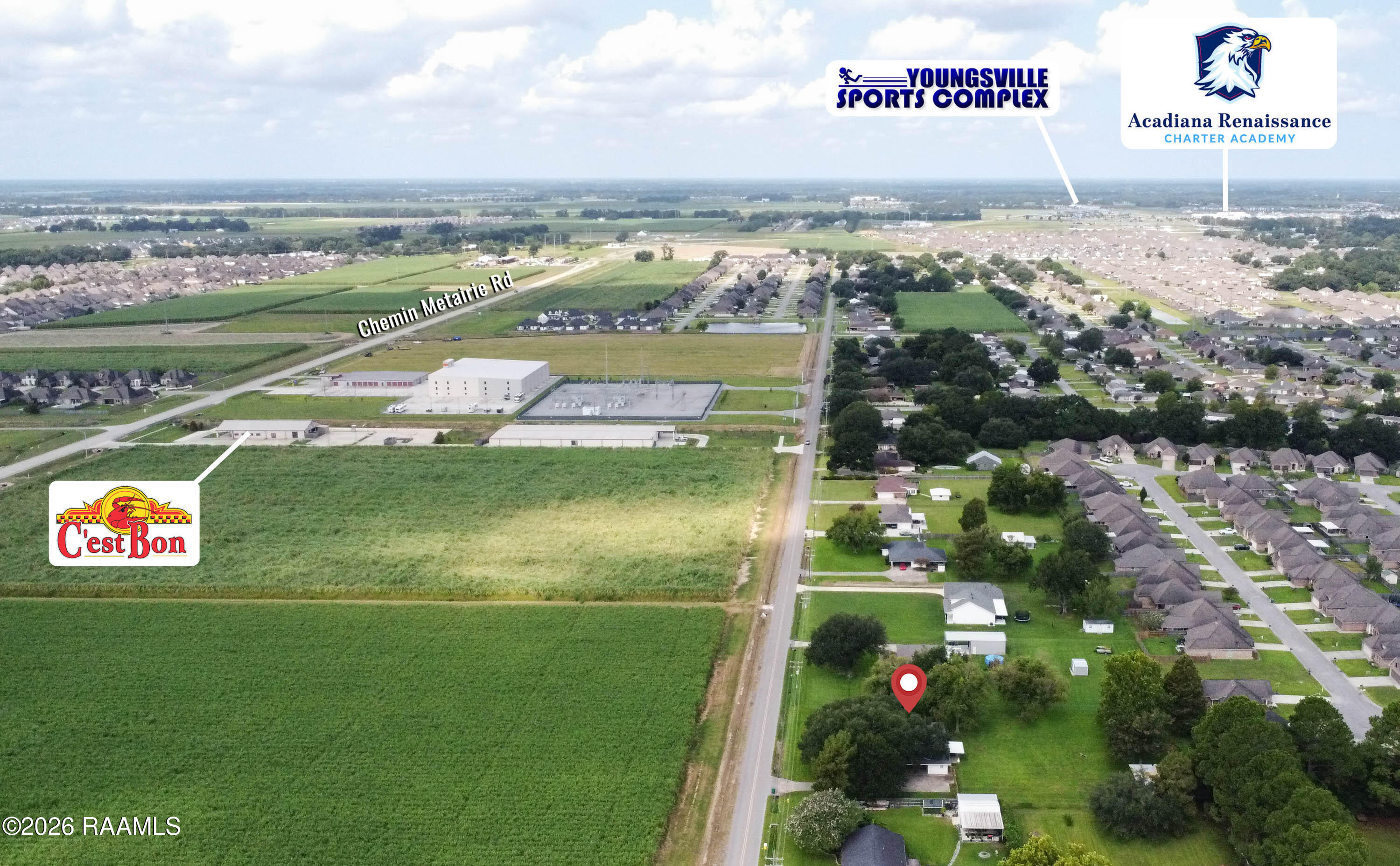 418 Almonaster Road Youngsville, LA 70592 - Photo 26 of 27 10-print-418 Almonaster Aerials-3