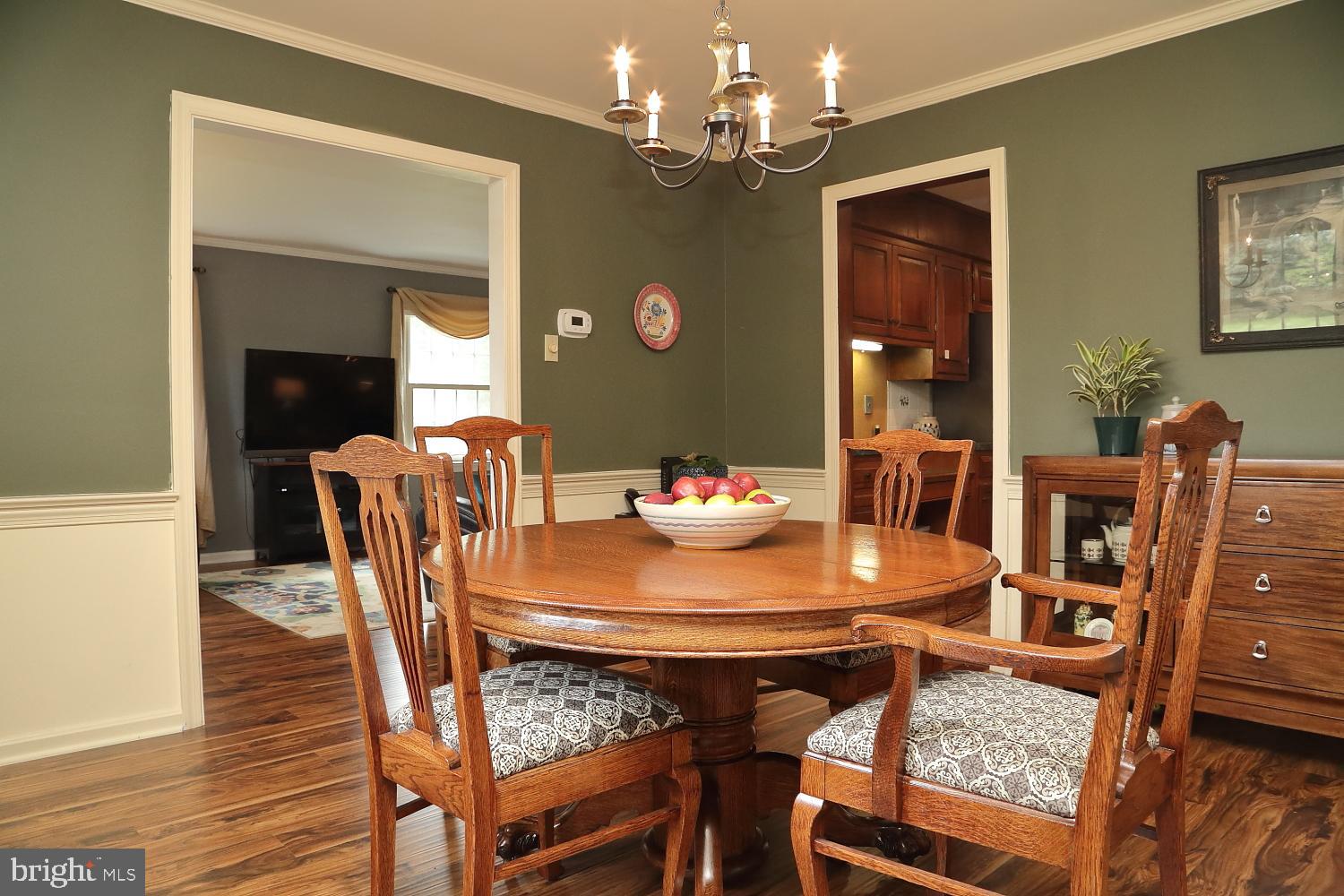 235 St Thomas Road Lancaster, PA 17601 - Photo 4 of 32 a view of a dining room with furniture and chandelier