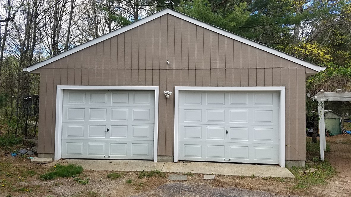 163 Burnt Hill Road Scituate, RI 02831 - Photo 3 of 24 Over Sized 2 car garage with loft.