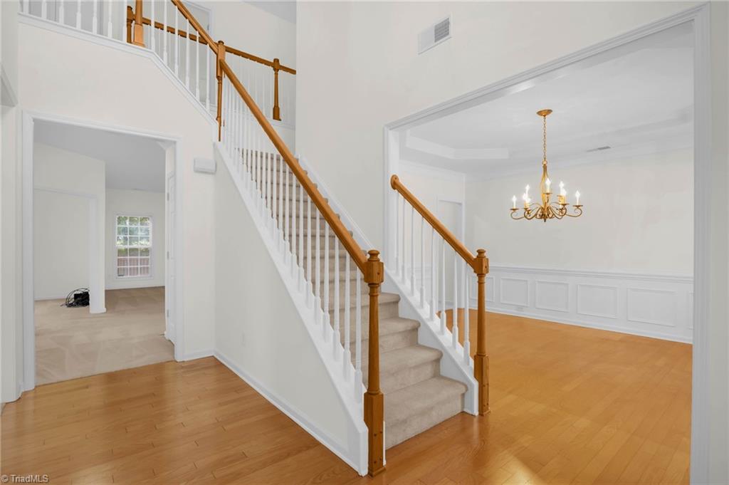 4802 Tradition Way Colfax, NC 27235 - Photo 9 of 37 Foyer with view of Dining Room