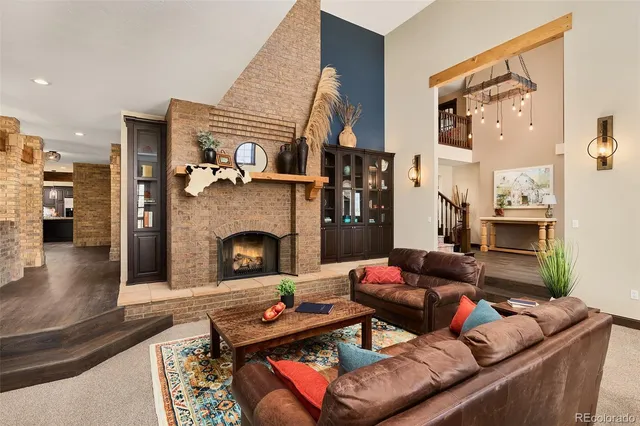 a view of a balcony with chairs