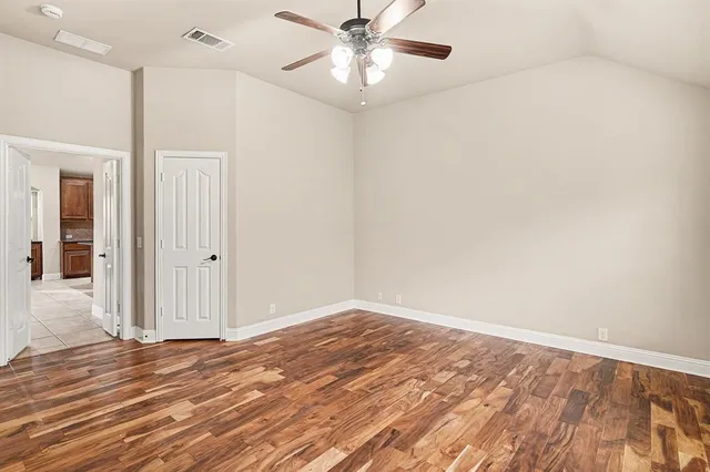 wooden floor in an empty room