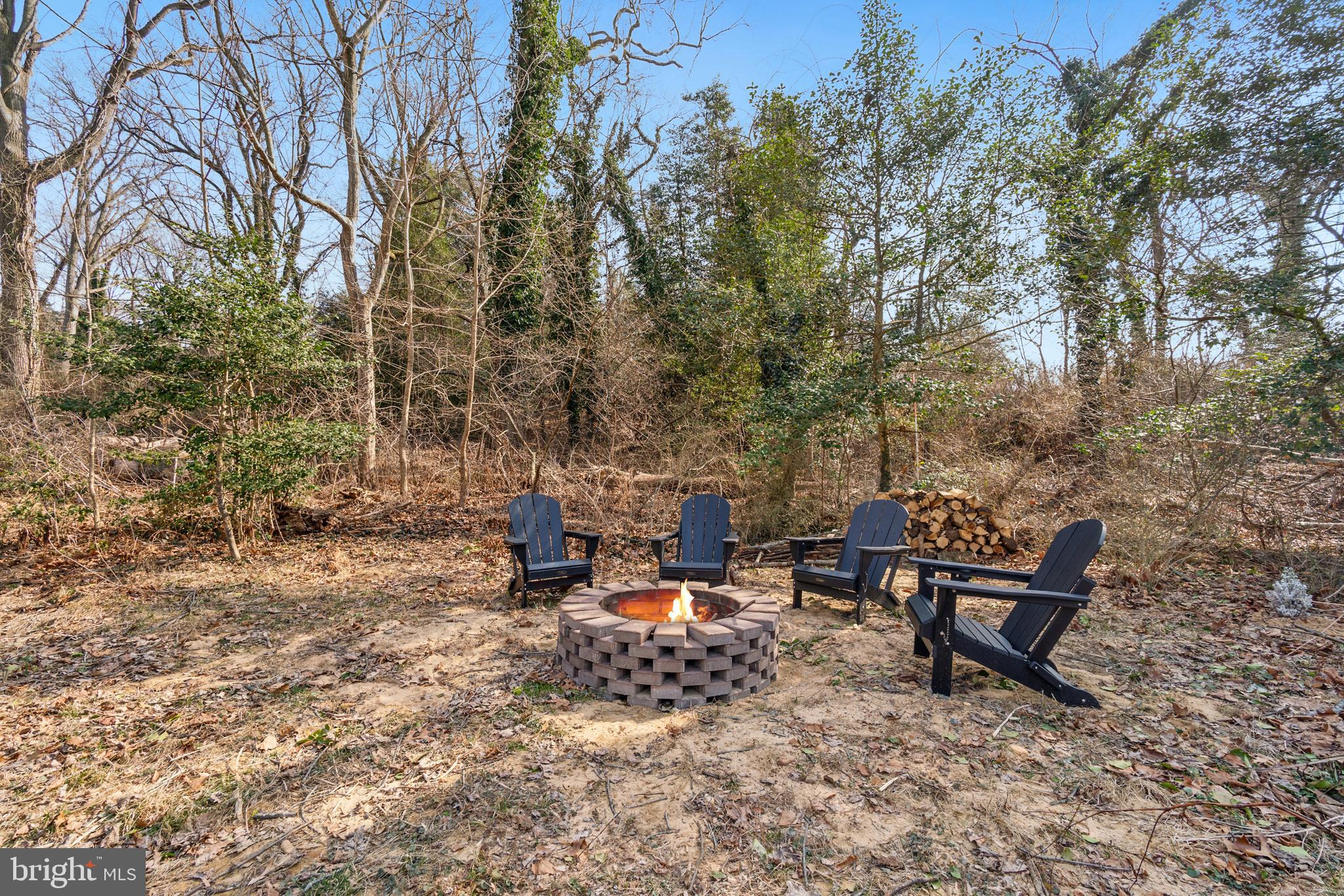 6 Tower Road Chesapeake City, MD 21915 - Photo 27 of 43 Back Yard with Firepit