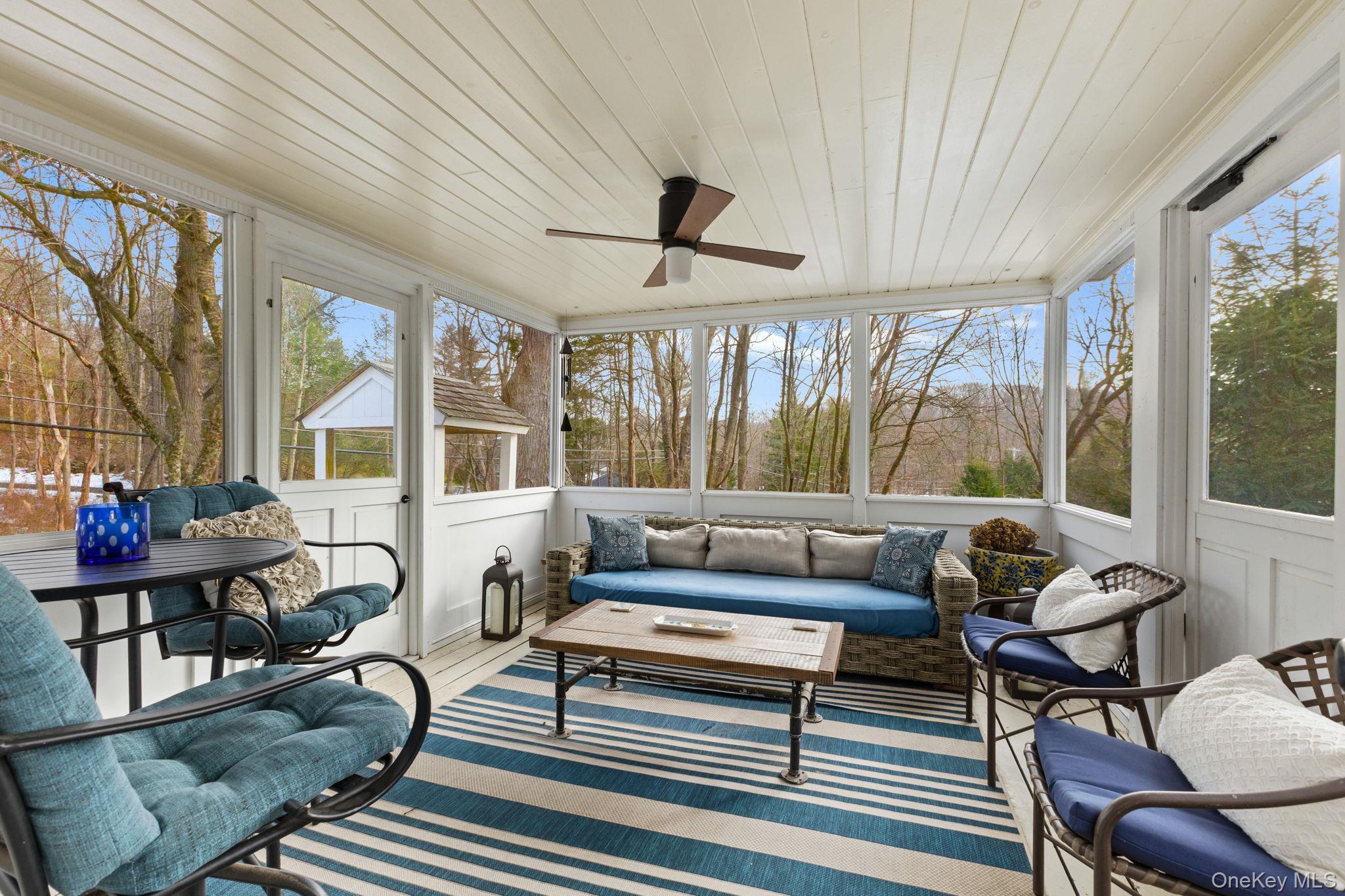 8 South Bedford Road Pound Ridge, NY 10576 - Photo 23 of 32 Screened-in porch