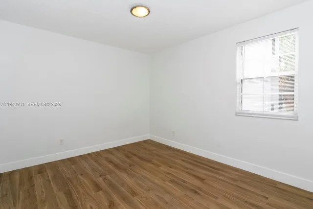 wooden floor in a room