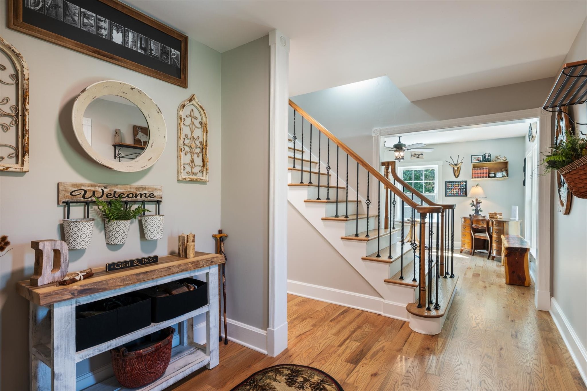 6395 Huffman Road Goodlettsville, TN 37072 - Photo 7 of 38 a view of a hallway with washer and dryer