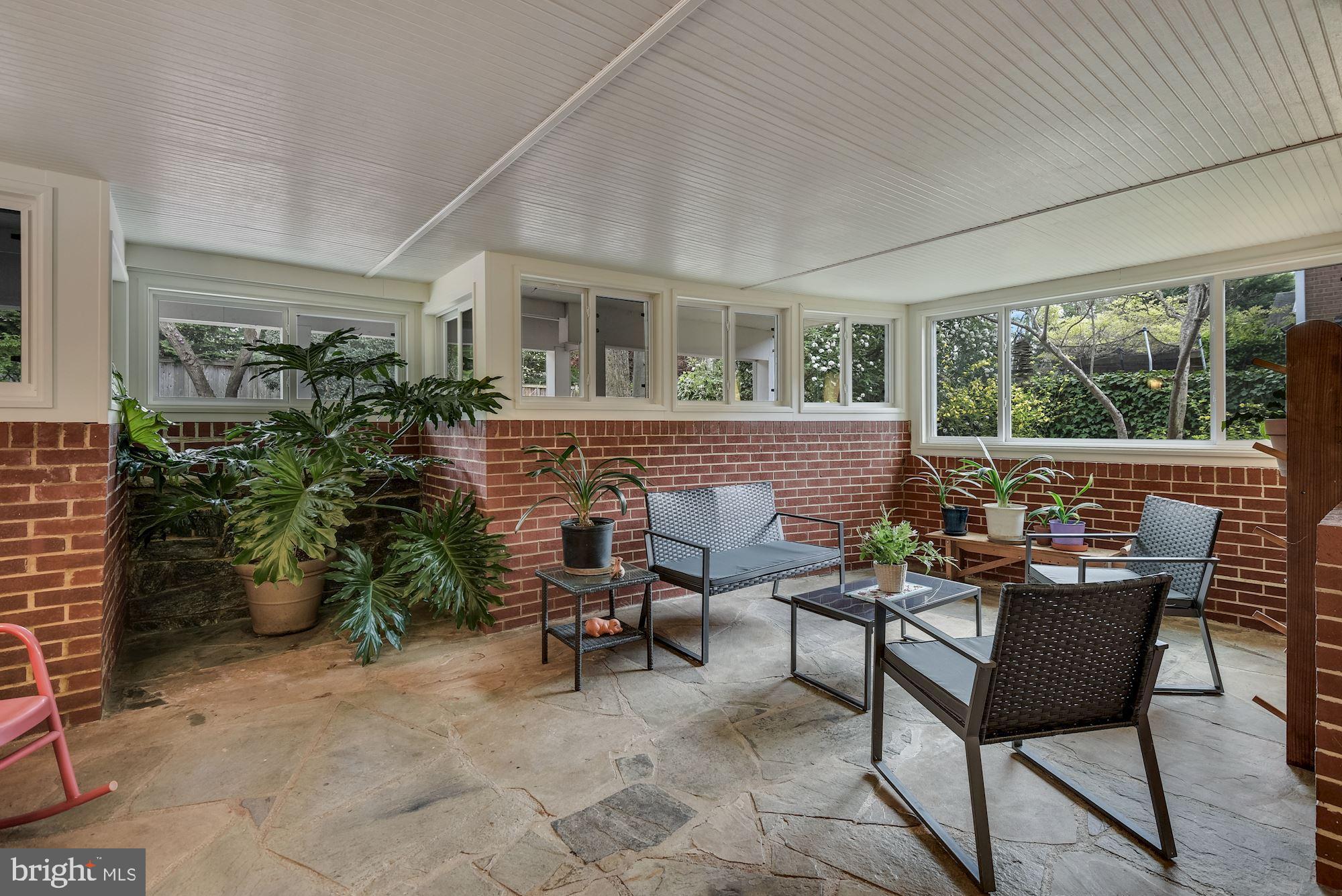 5616 Bent Branch Road Bethesda, MD 20816 - Photo 40 of 63 3-season enclosed patio