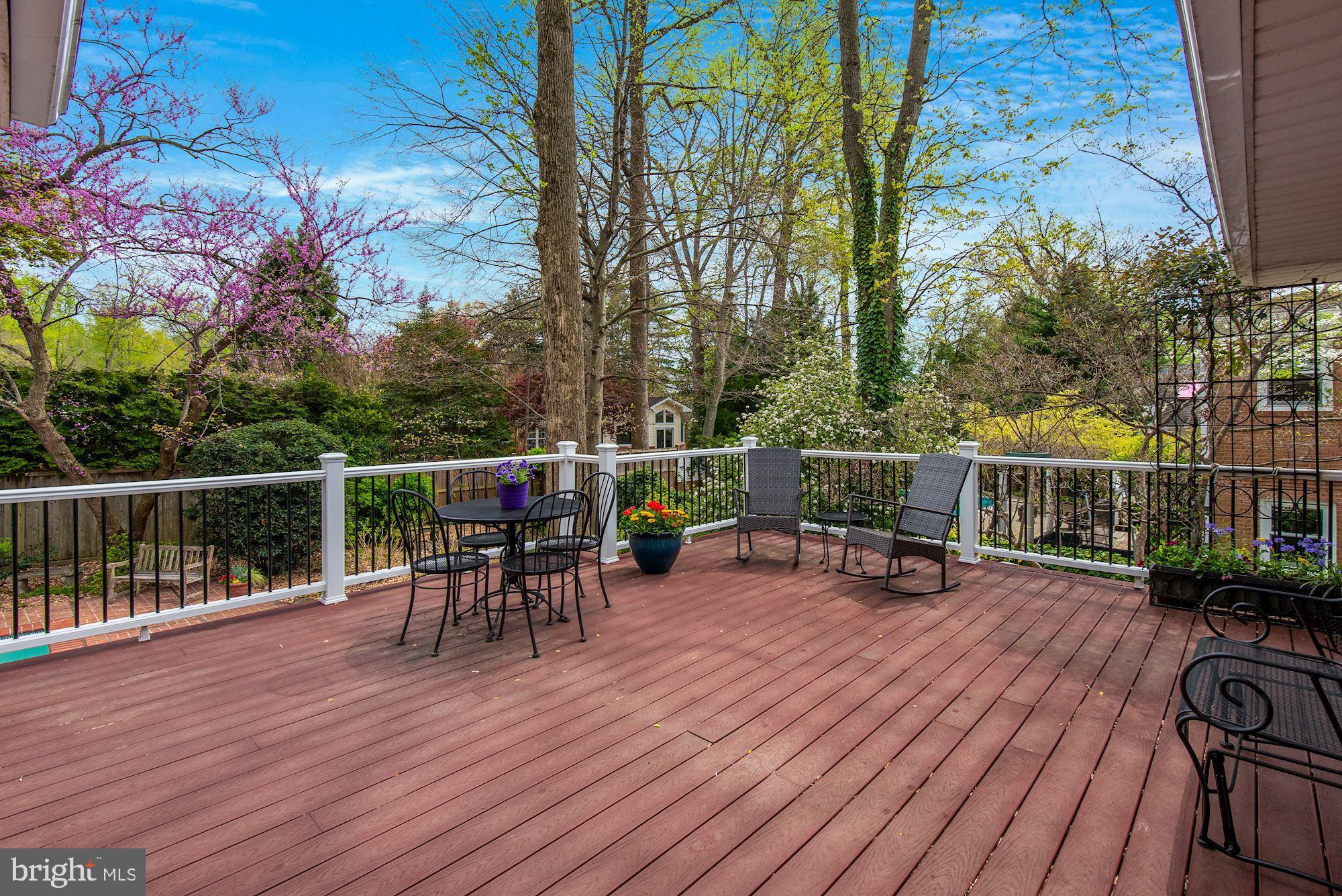 5616 Bent Branch Road Bethesda, MD 20816 - Photo 51 of 63 Trex deck off main level