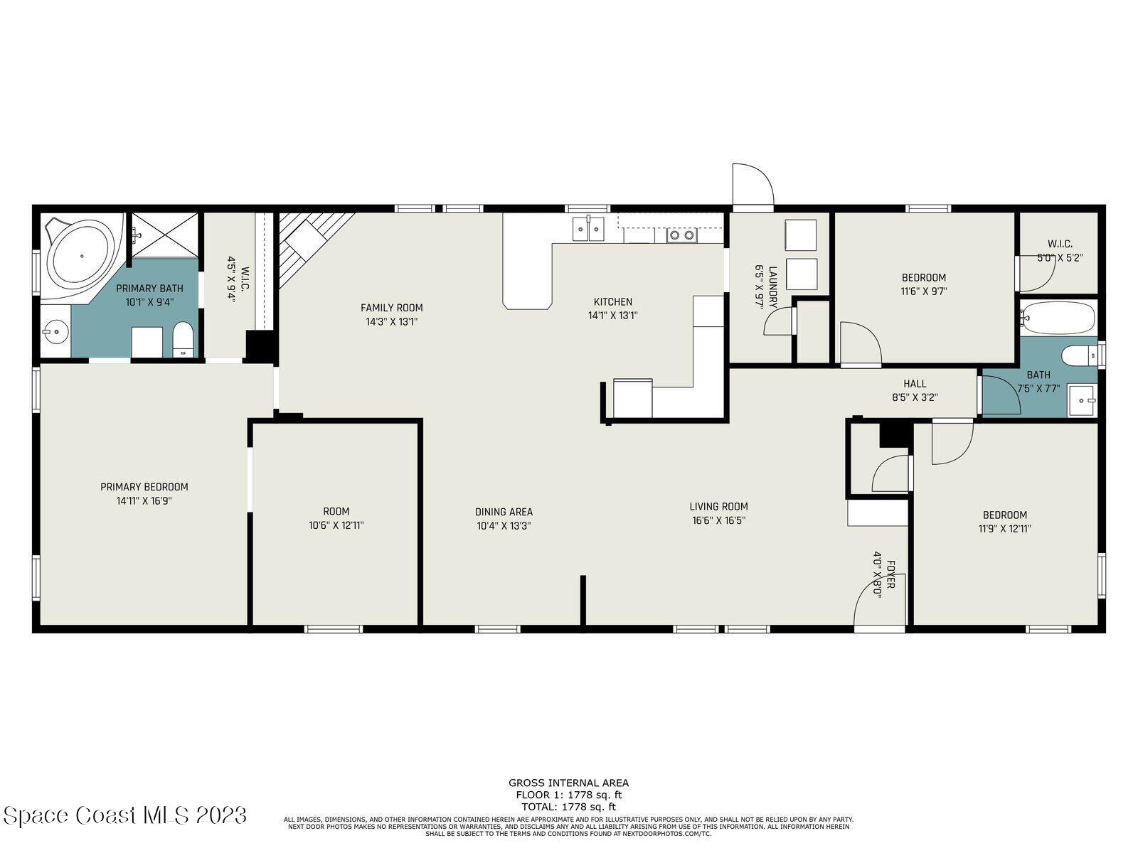 823 Phyllis Way Cocoa, FL 32926 - Photo 24 of 28 a black and white photo of a living room