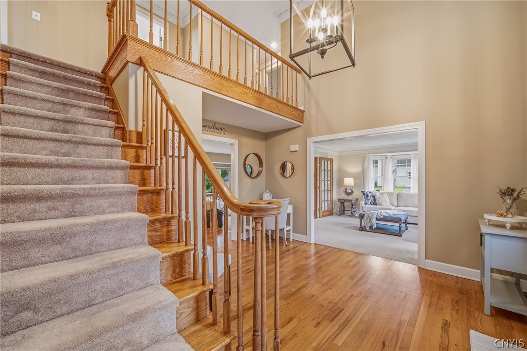 4084 Cortina Road Lysander, NY 13027 - Photo 25 of 48 Entry way foyer is so spacious and the sweeping wo