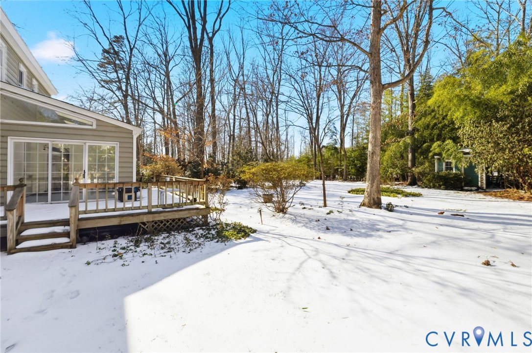 3000 Vistapoint Road Midlothian, VA 23113 - Photo 30 of 32 Backyard with Detached Storage Shed