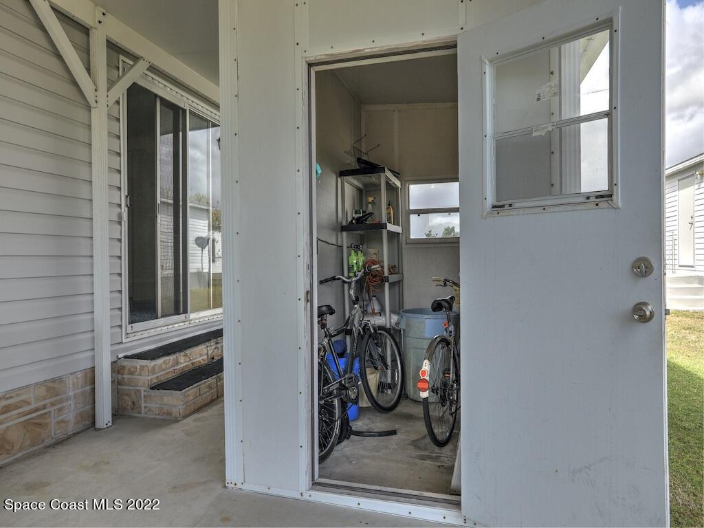 939 Laurel Circle Barefoot Bay, FL 32976 - Photo 29 of 36 a view of a storage & utility room
