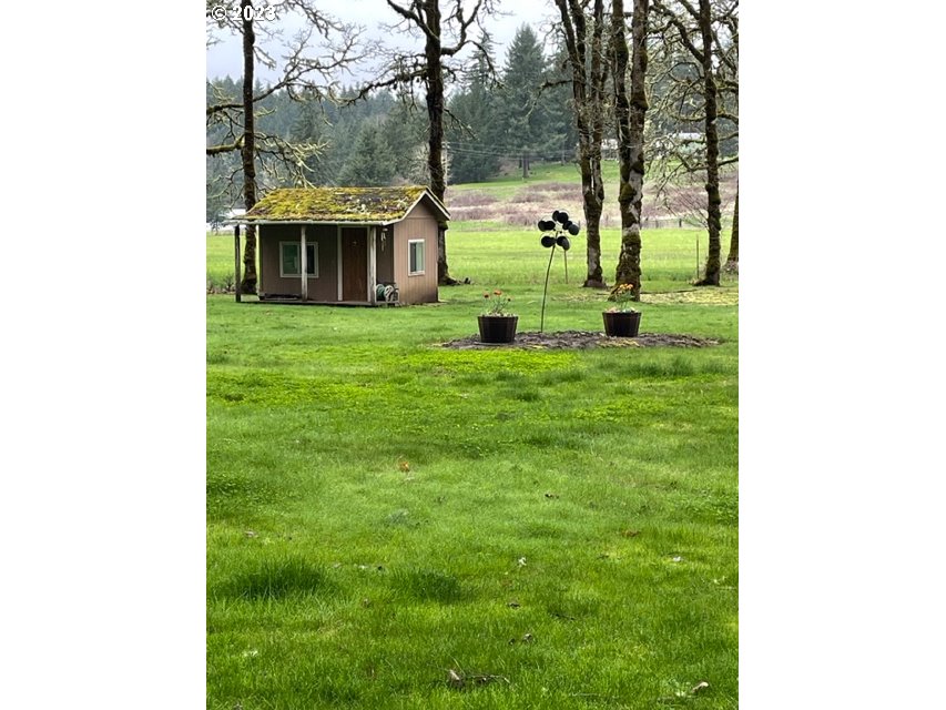 40553 Little Fall Creek Road Fall Creek, OR 97438 - Photo 24 of 28 a view of a house with a backyard