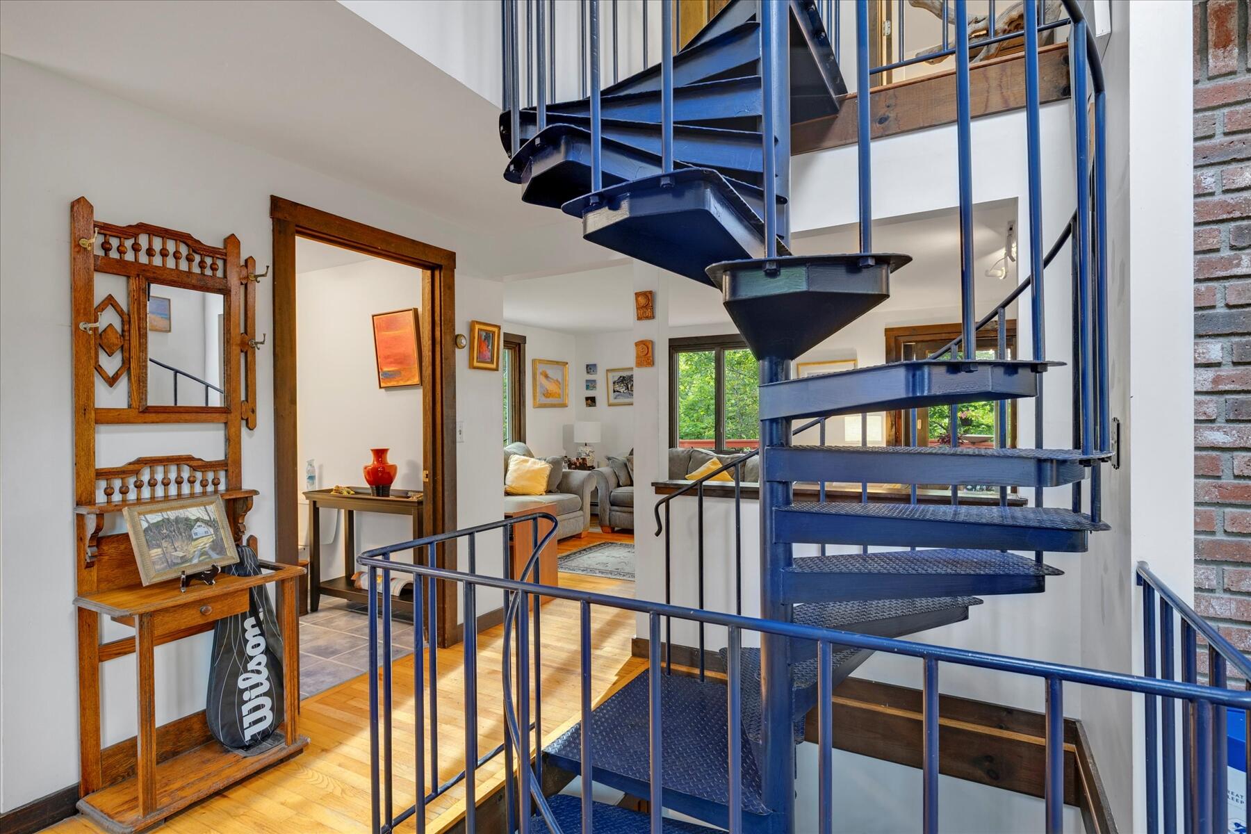 36 Cranberry Way Wellfleet, MA 02667 - Photo 22 of 64 a view of a livingroom with furniture staircase and front door