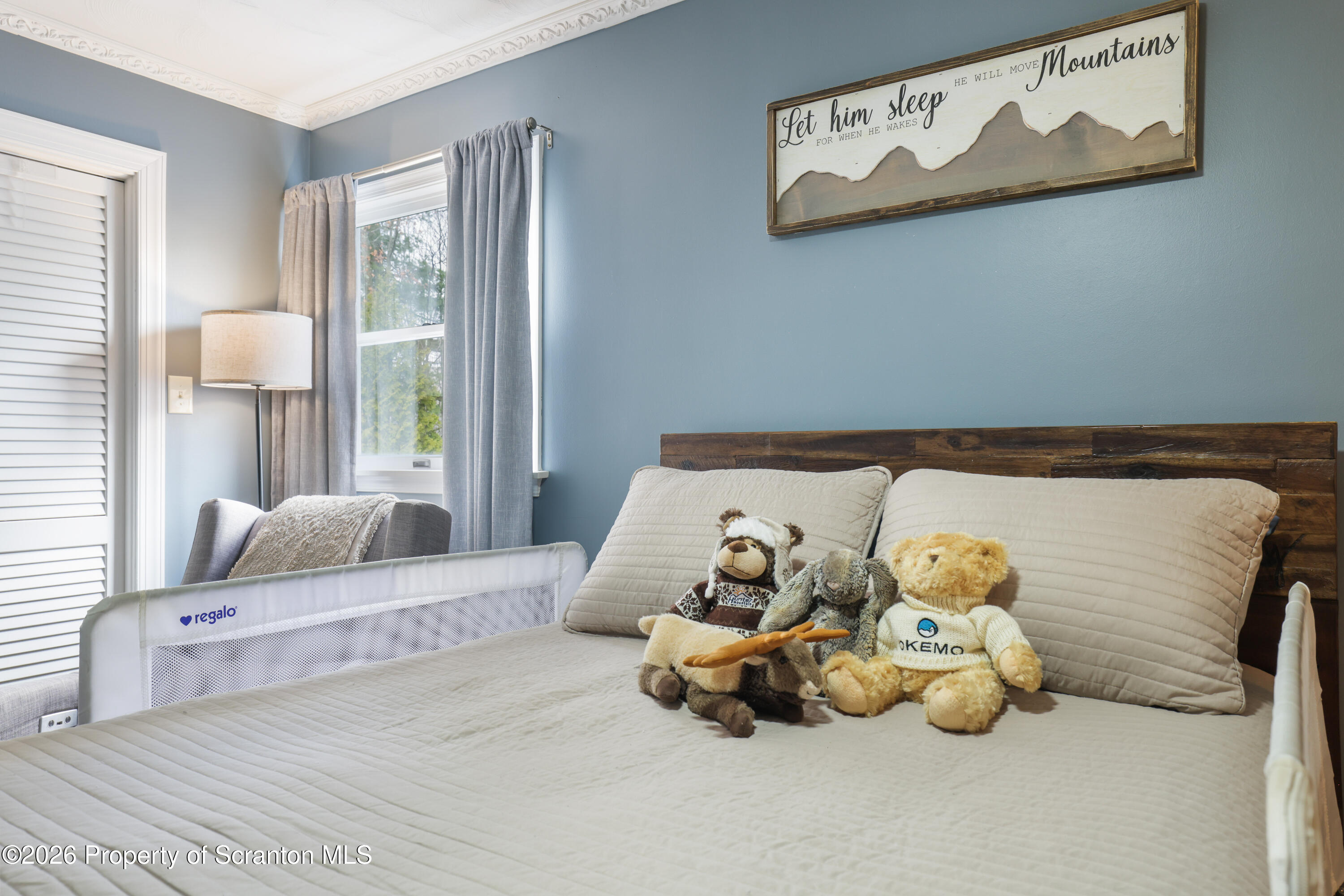 3 Old Mill Road Jermyn, PA 18433 - Photo 18 of 57 a bedroom with furniture and a window