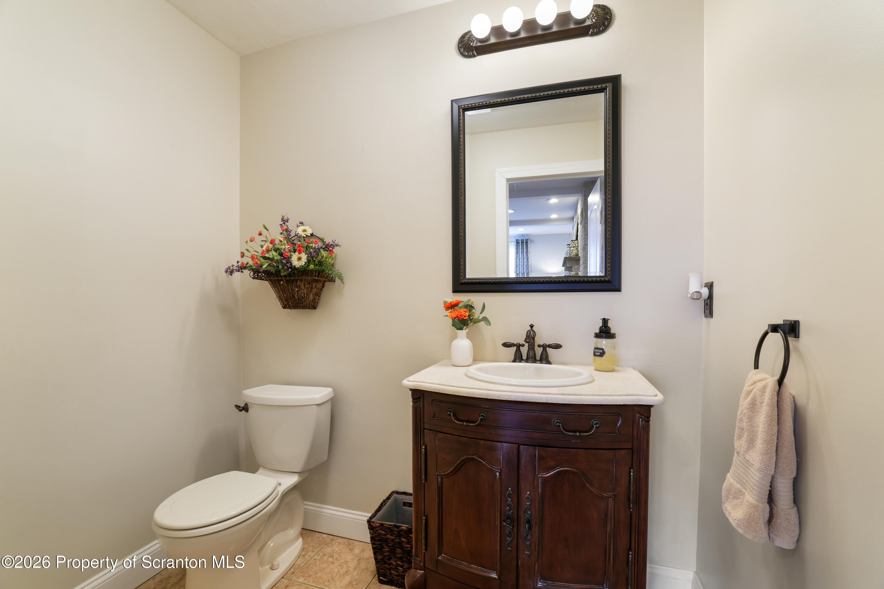 3 Old Mill Road Jermyn, PA 18433 - Photo 23 of 57 a bathroom with a sink vanity and toilet