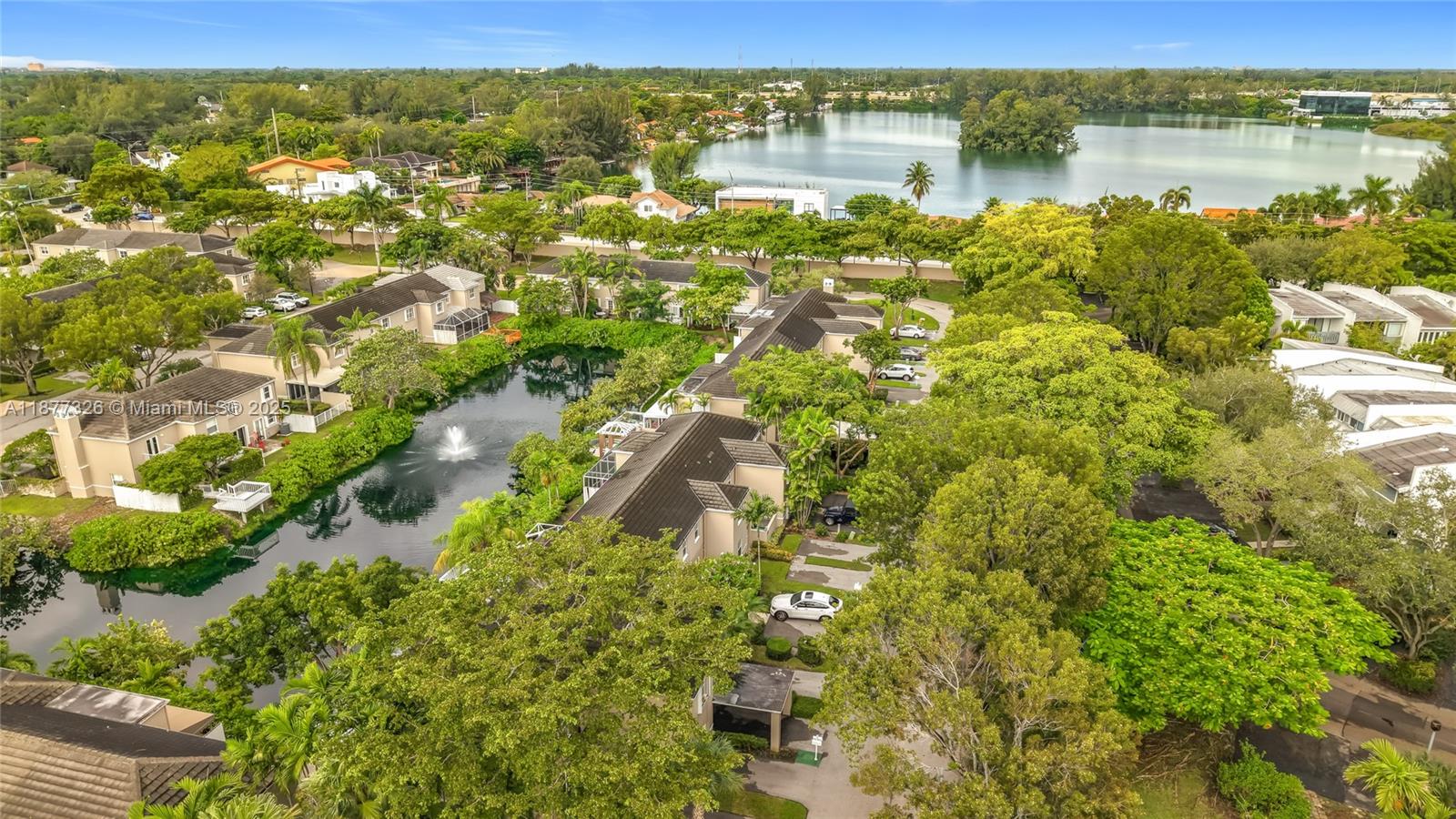 7110 Southwest 54th Street Miami, FL 33155 - Photo 40 of 40 a view of lake with houses