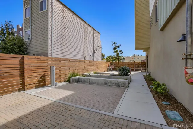 a house view with a seating space