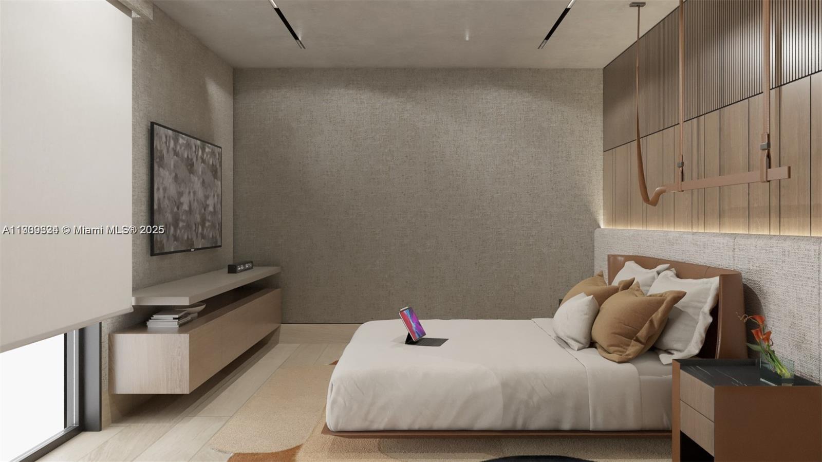 110 Hampton Lane Key Biscayne, FL 33149 - Photo 17 of 23 a bedroom with a bed and a potted plant on the dresser