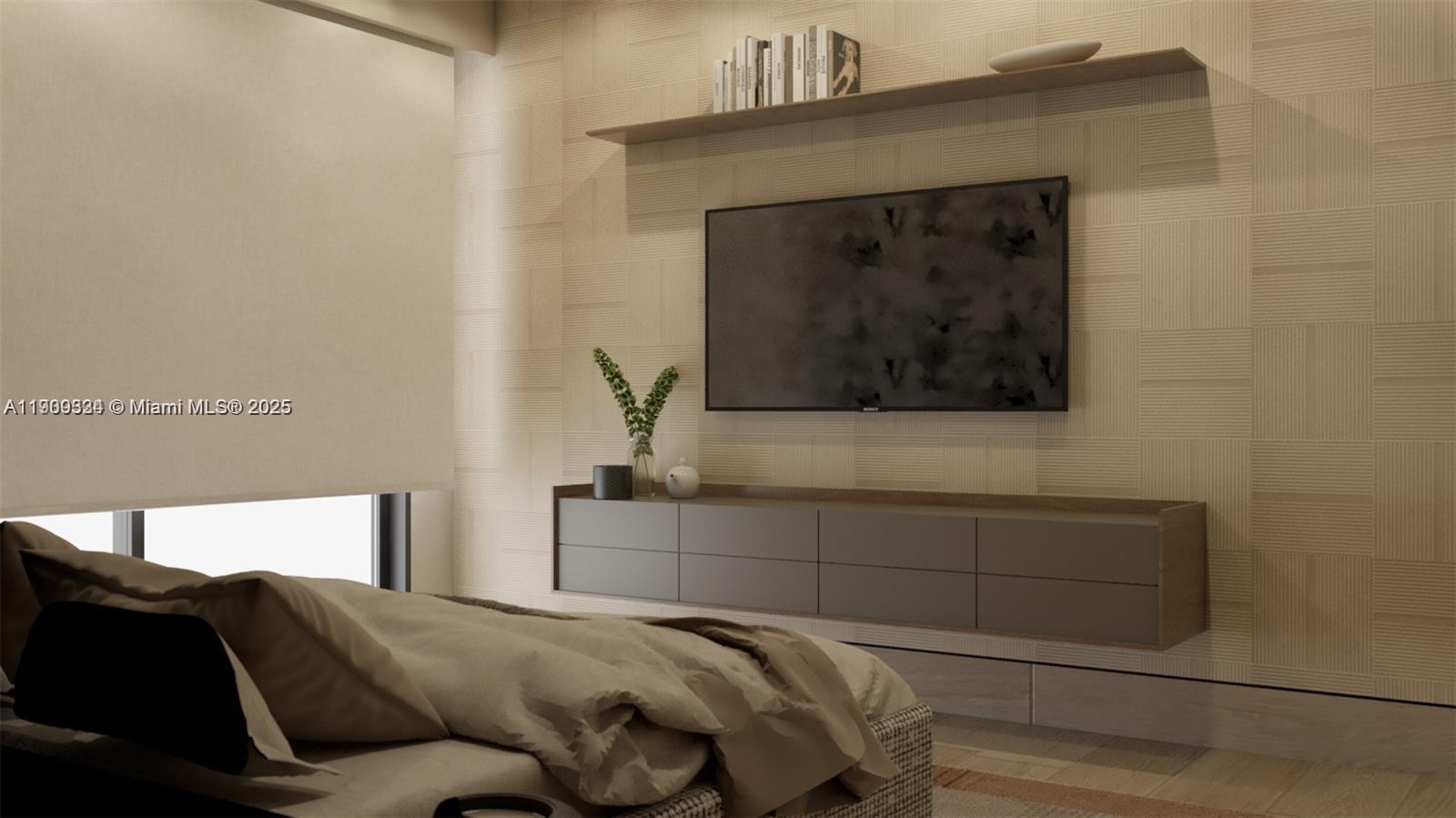 110 Hampton Lane Key Biscayne, FL 33149 - Photo 18 of 23 a living room with a couch and a fireplace